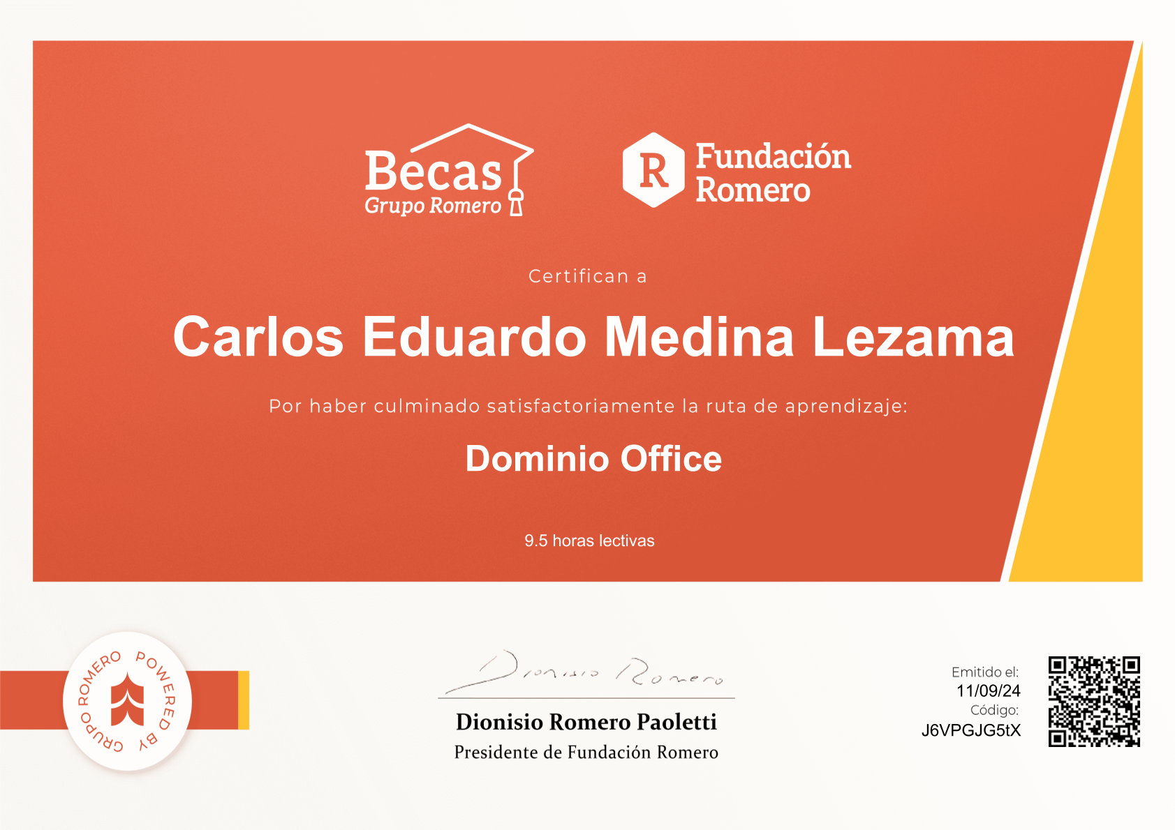 Dominio Office - Grupo Romero - Carlos Eduardo Medina Lezama